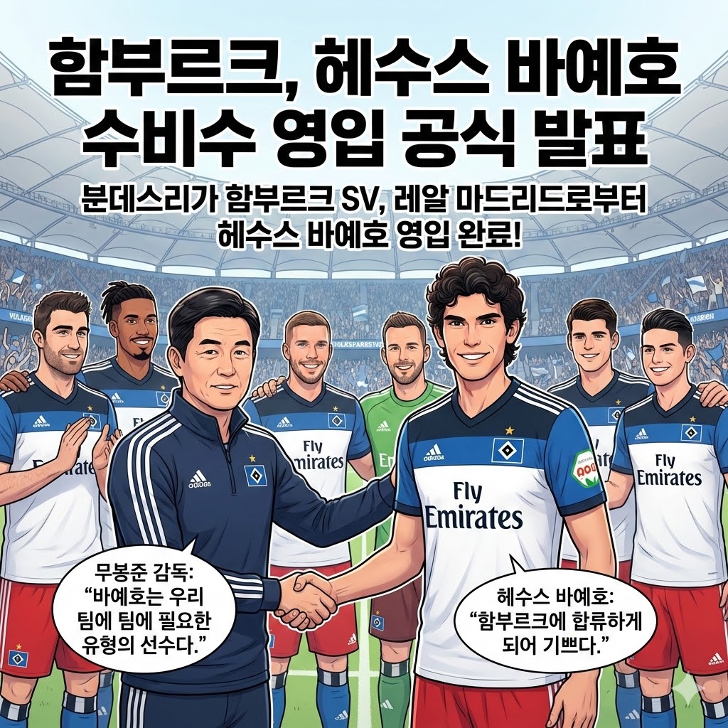 함부르크, 헤수스 바예호선수 영입 공식 발표